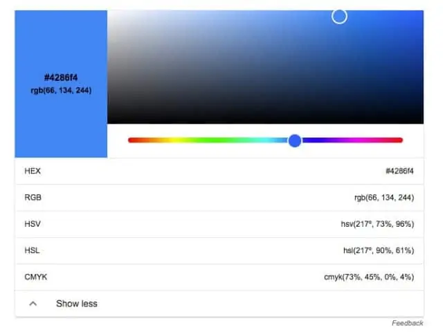 Schnell eine Farbe kombinieren mit Google