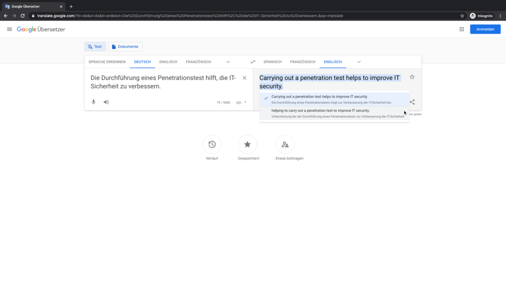 Google Translate Verbesserungen