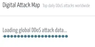 Ladebildschirm von der Digital Attack Map