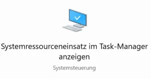 Task Manager – Shortcuts und Tricks
